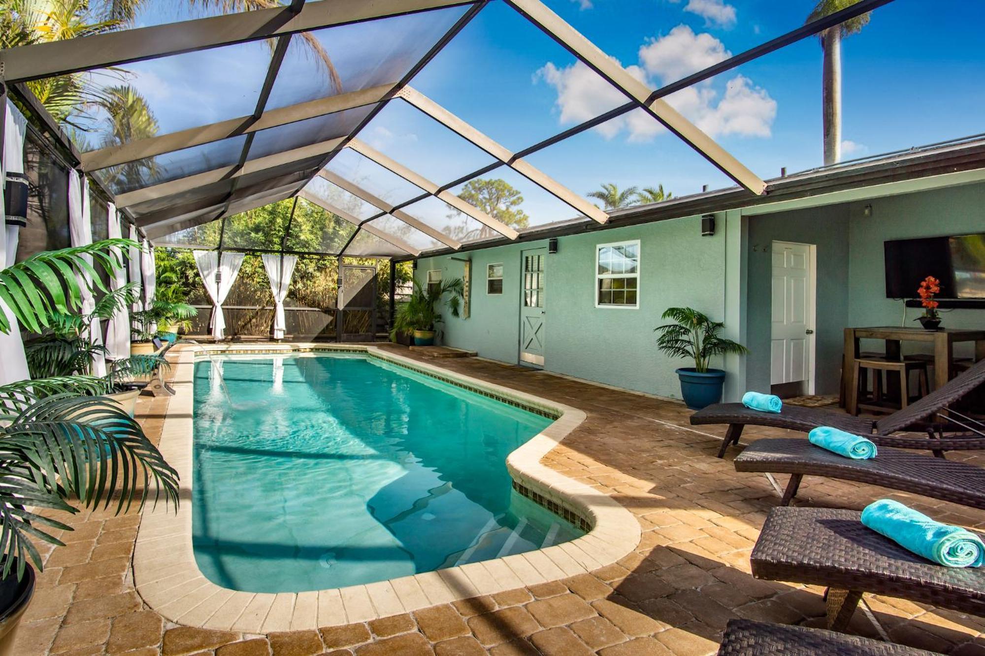 Апартаменты Luxury Zen Den With Heated Pool Just Off Siesta Key Сарасота Экстерьер фото