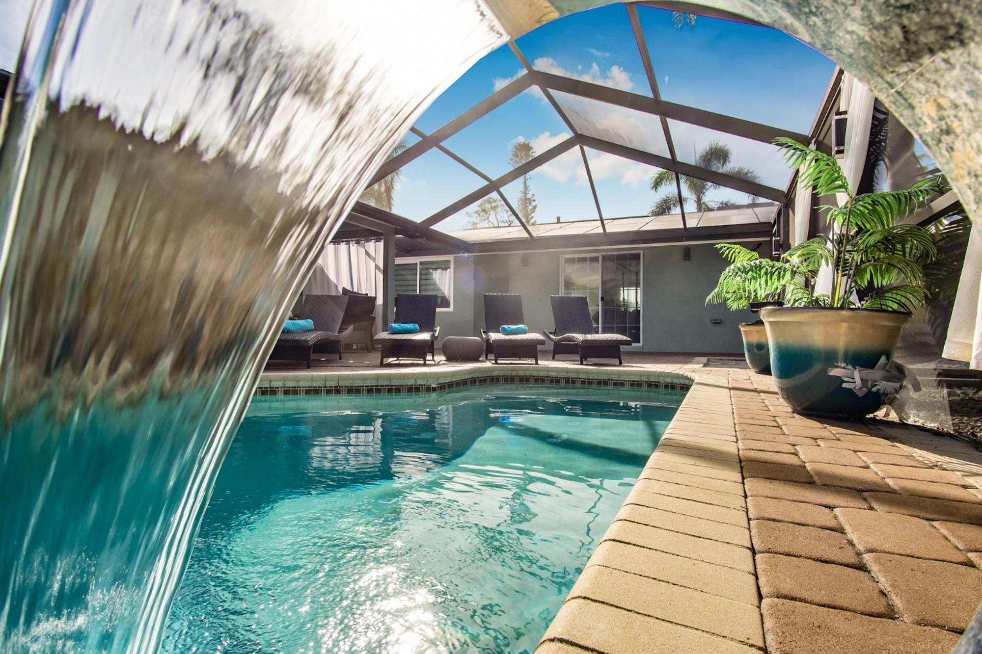 Апартаменты Luxury Zen Den With Heated Pool Just Off Siesta Key Сарасота Экстерьер фото